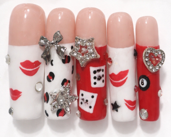 Red/White 8 Ball set